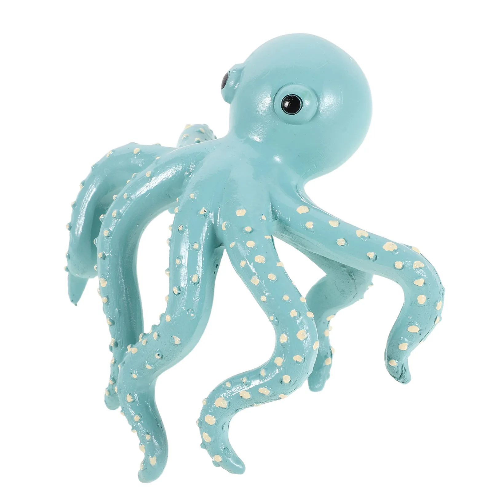 Climbing Resin Octopus Sculpture Mini Plant Pot Huggers Aquarium Edge Decoration Cute Animal Ornament Octopus Design Ornament