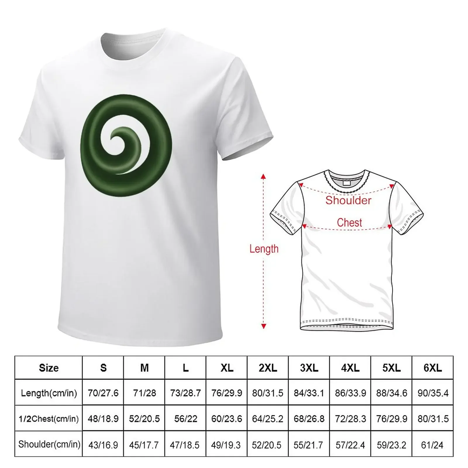 Greenstone circle koru T-Shirt new edition boys animal print mens t shirts casual stylish