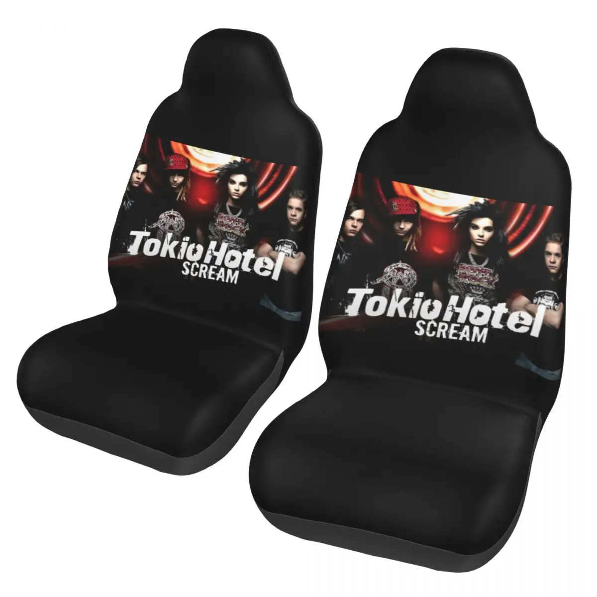 Tokio Hotel Universal Car Seat Cover Auto Interior Travel Seat Covers Fabric Hunting