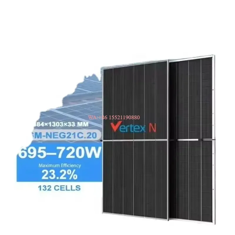 WMWMNU for Trina Solar 695W-720W High Efficiency Mono Solar Panel Wholesale Cheap Price In Stock Best Cost