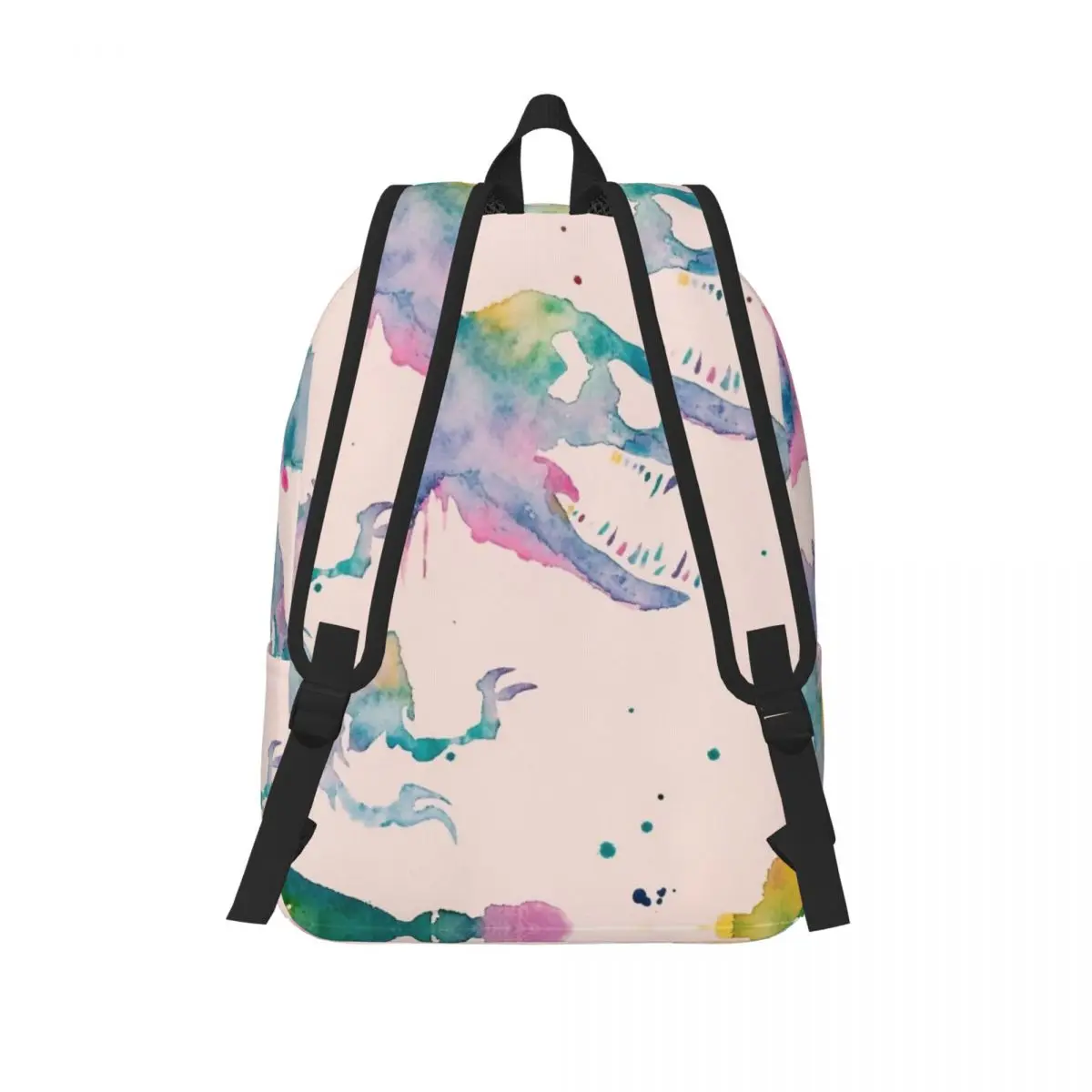 Jurassic cat air ransel untuk pria wanita mode pelajar kerja Daypack dinosaurus Dino Laptop tas bahu luar ruangan