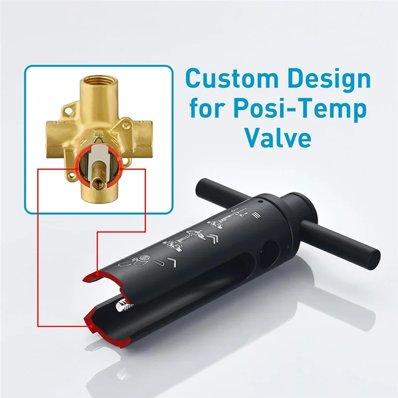 

J1UL1N 104421 Filter Puller Tool Formoen 1200, 1222, 1225 Single Handle Filter, Shower Faucet Valve Core Removal Tool