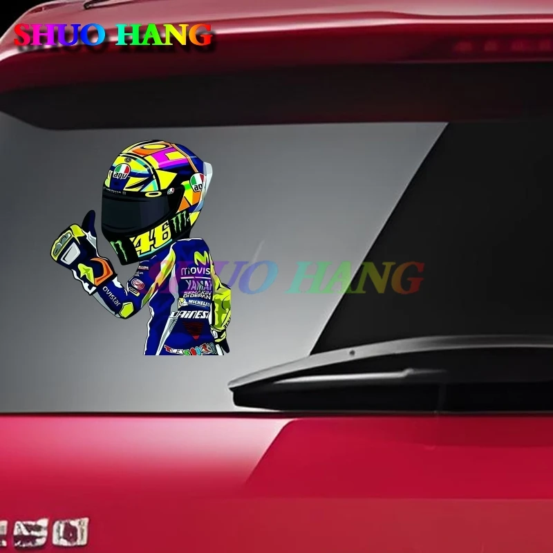 Car Sticker Vinyl Valentino_46 Number Quality The Doctor Motorcycle Racing Sports Decoration Window Bumper Rossi Badge Brand