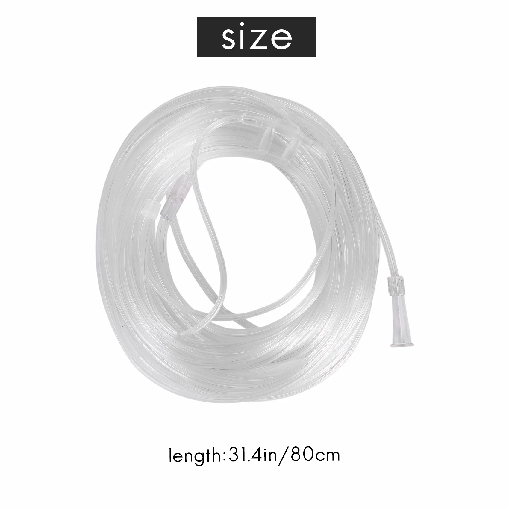 AT77 8M Soft Nasal Oxygen Tube Nasal Oxygen Cannula Nasal Tube Suitable for Oxygen Generator