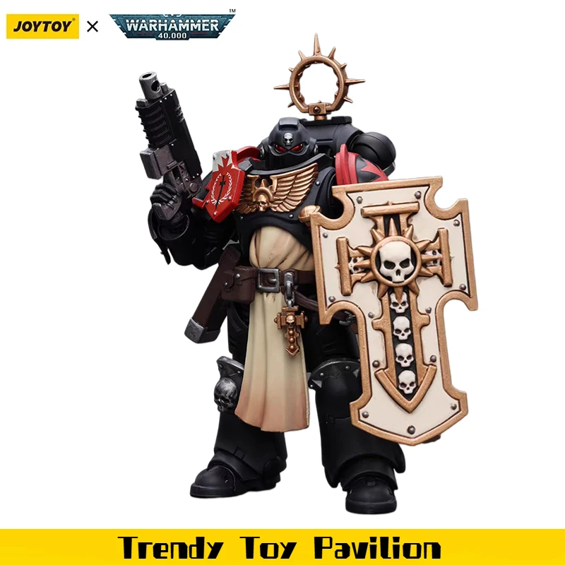 

【JOYTOY】Warhammer 40K Primaris Space Marines Black Templars Bladeguard Veteran 1/18 Фигурка игрушки
