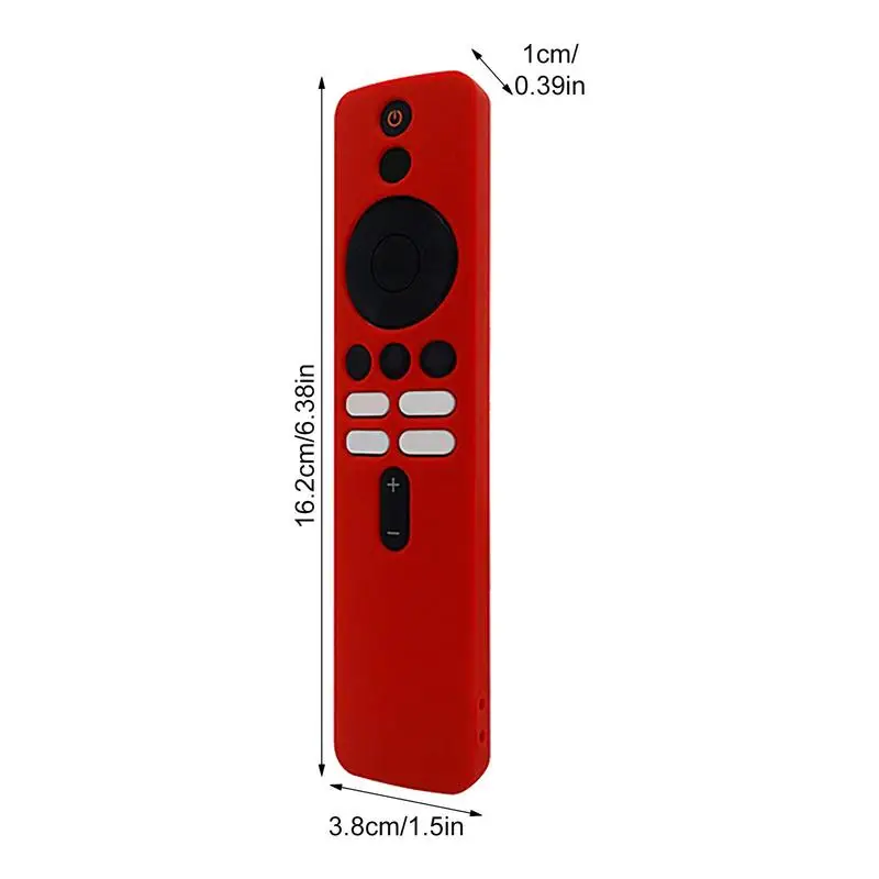 2023Xiaomi Mi TV Box Remote Case Silicone Sleeve For Mi TV 4K 2nd Gen Remote Shell Protective Cover With Strap String Shockproof