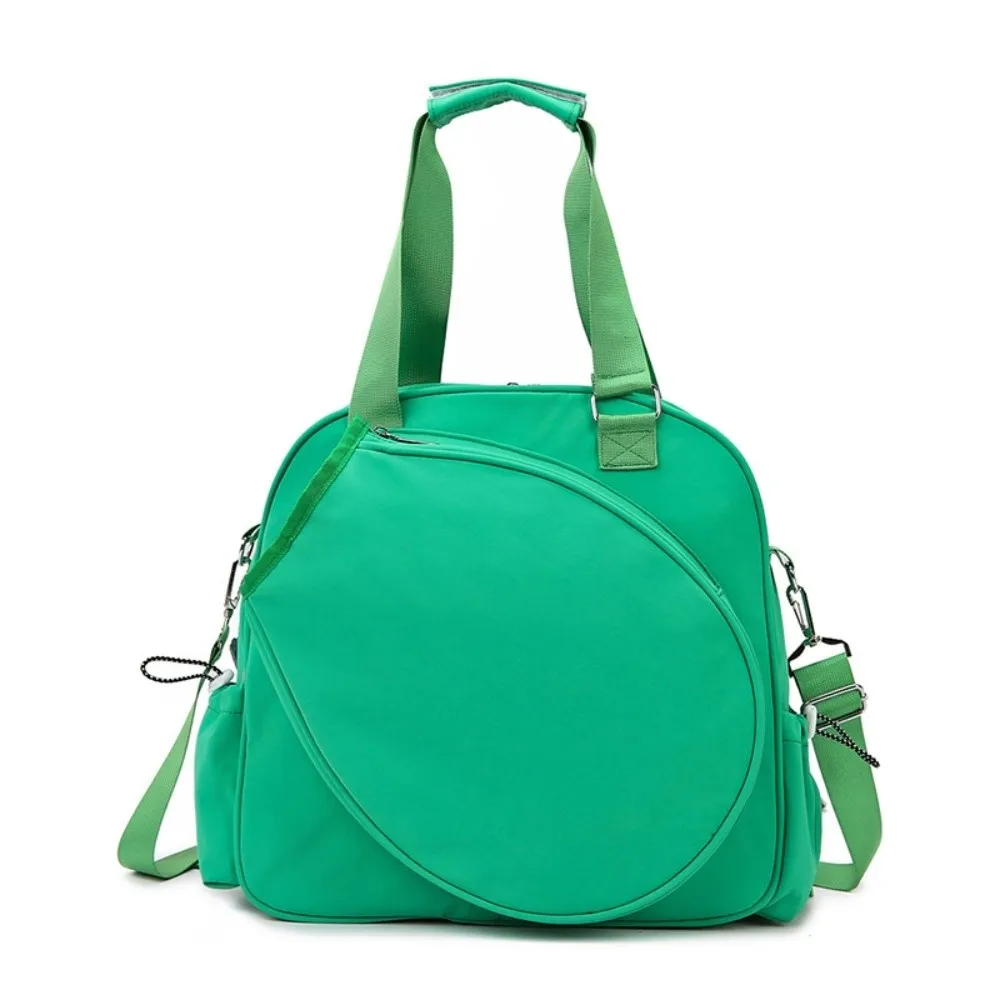 

Nylon Tennis Backpack Large Capacity Waterproof Badminton Racket Shoulder Bag Adjustable Strap Lightweight Pickleball Handbag