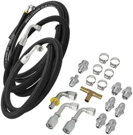 

Универсальный комплект рулевых шлангов для гидроусилителя тормозов – все аксессуары в комплекте