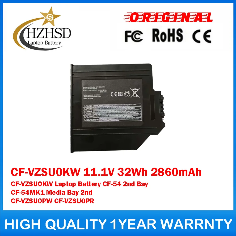 CF-VZSU0KW 11.1V 32Wh CF-VZSUOKW CF-VZSU0PW CF-VZSU0PR Genuine Original Laptop Battery For Panasonic CF-54 2nd Bay CF-54MK1
