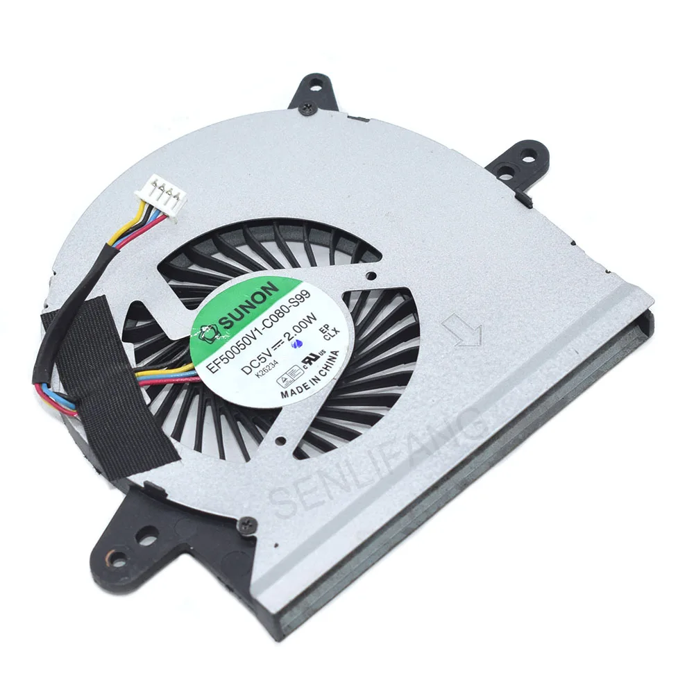 New DC5V 2.00W 4Pin EF50050V1-C080-S99 EF50050V1-C081-S99 For Asus UltraBook X401U X501U X401V X501V CPU Cooling Fan