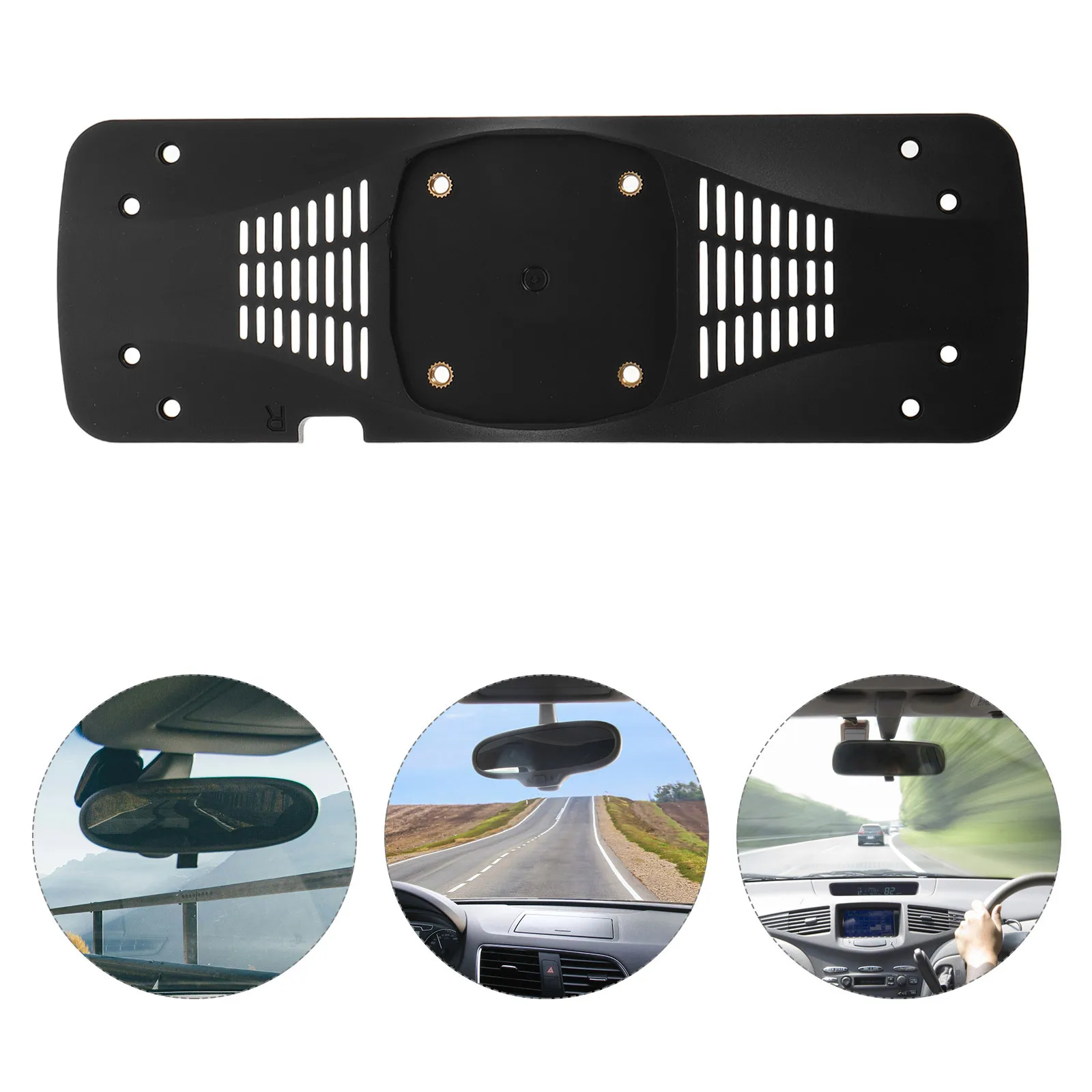 

Rear View Mirror Back Plate For Dash Cam Universal Mount Replacement Panel Car Vehicle Driving Recorder Durable Plastic