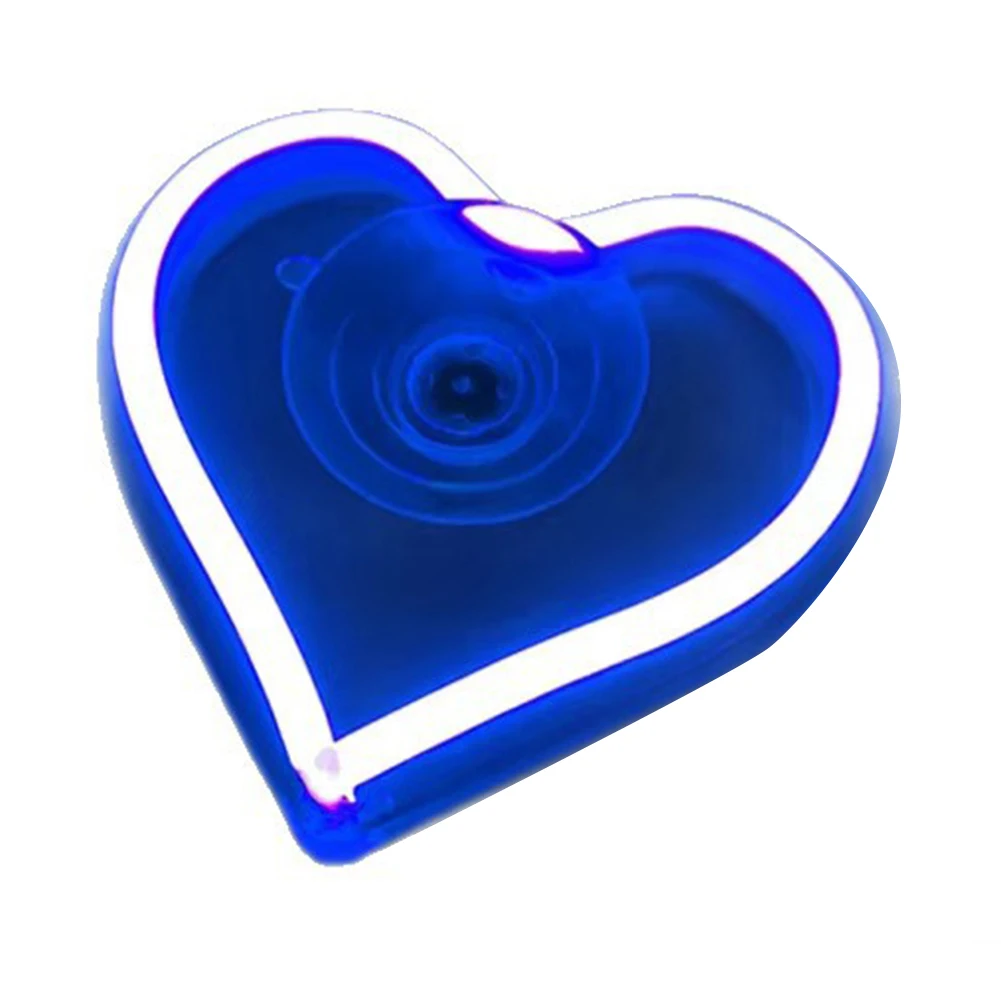 نافذة السيارة المثلثة الحب أضواء النيون النافذة الخلفية ضوء النيون الإضاءة الداخلية النافذة الخلفية أضواء النيون اكسسوارات السيارات