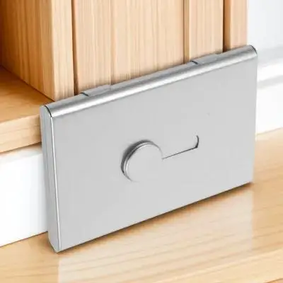 Держатель для визитных карточек, мини-портфель из алюминиевого сплава, выдвижной органайзер, портативный металлический чехол для офисного хранения в путешествиях