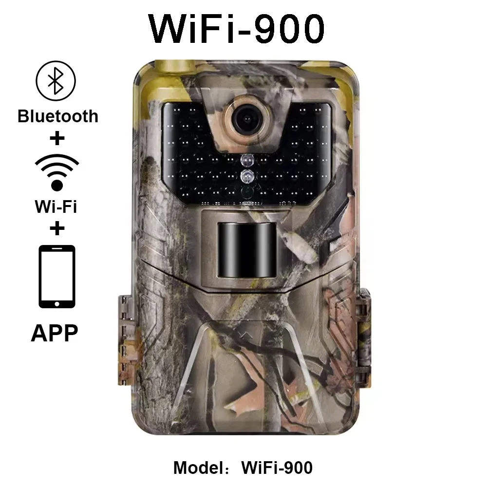 Outdoor Hunting Camera Sport High-Definition Night Vision WIFI Bluetooth Waterproof Infrared Detection Hunting Camera WIFI 900