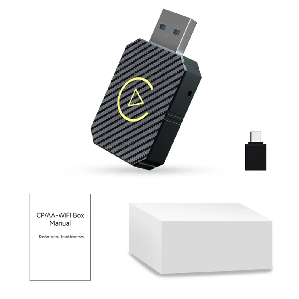 Auto Smart Dongle 5G WIFI Fast USB/Type-C 2 in 1 Carplay & Android Connect Wireless Adapter For Audi VW Hyundai Benz