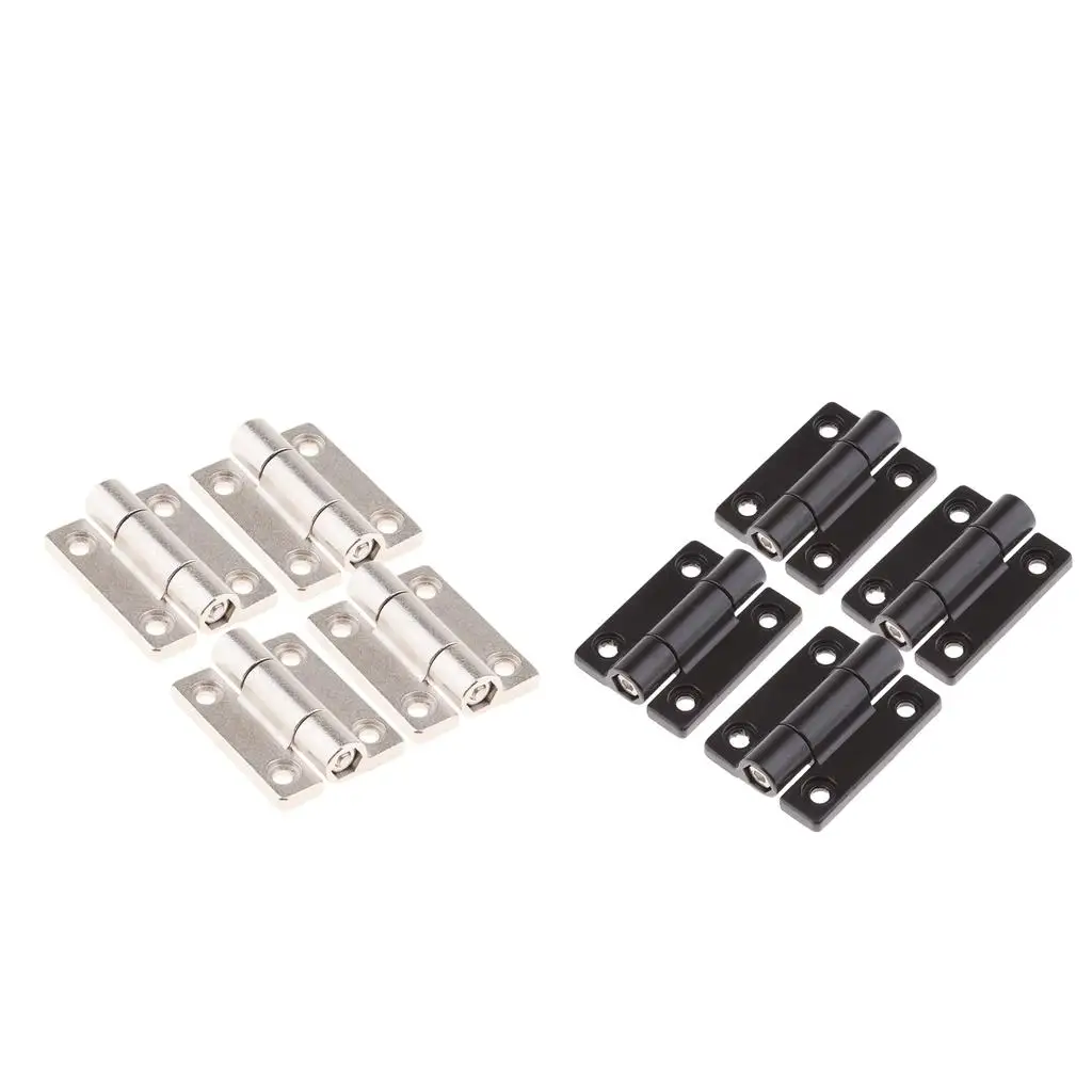 

4 шт. регулируемые дверные нейлоновые стыковые петли, фурнитура для шкафа с 4 отверстиями