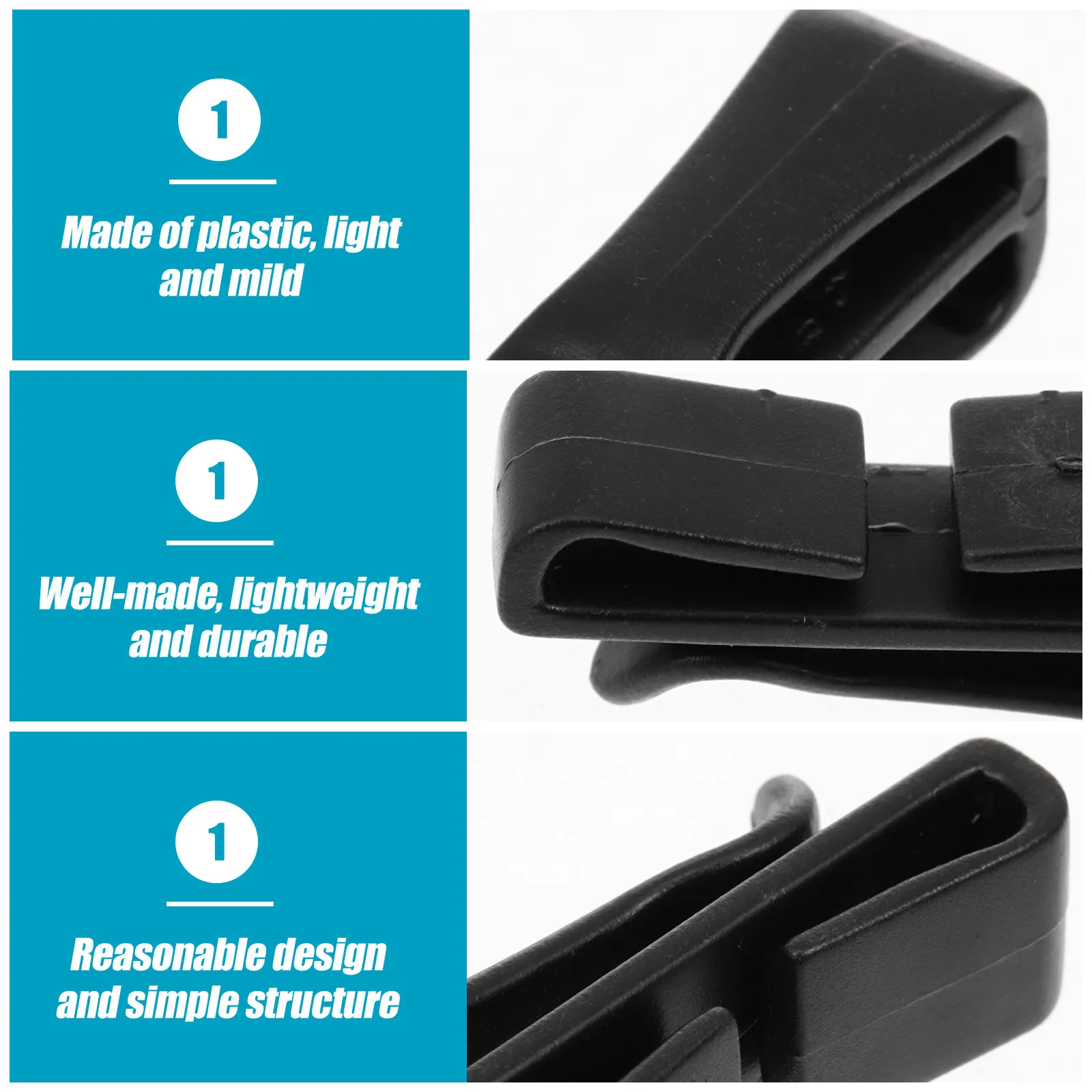 1Pair Mask Clip Professional Plastic Mask Fixing Hook for Skiing Helmets Compatible with Most Ski Snowboard Cycling view 6
