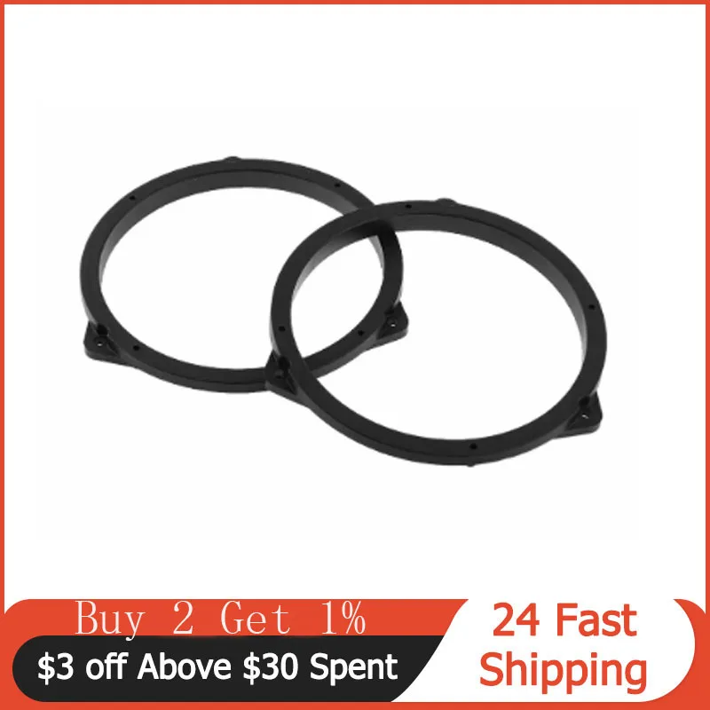 2 قطعة 6.5 "سيارة الباب الأمامي المتكلم تصاعد محول لوحة قوس فاصل الدائري لشركة هيونداي لكيا السيارات مكبر الصوت الملحقات