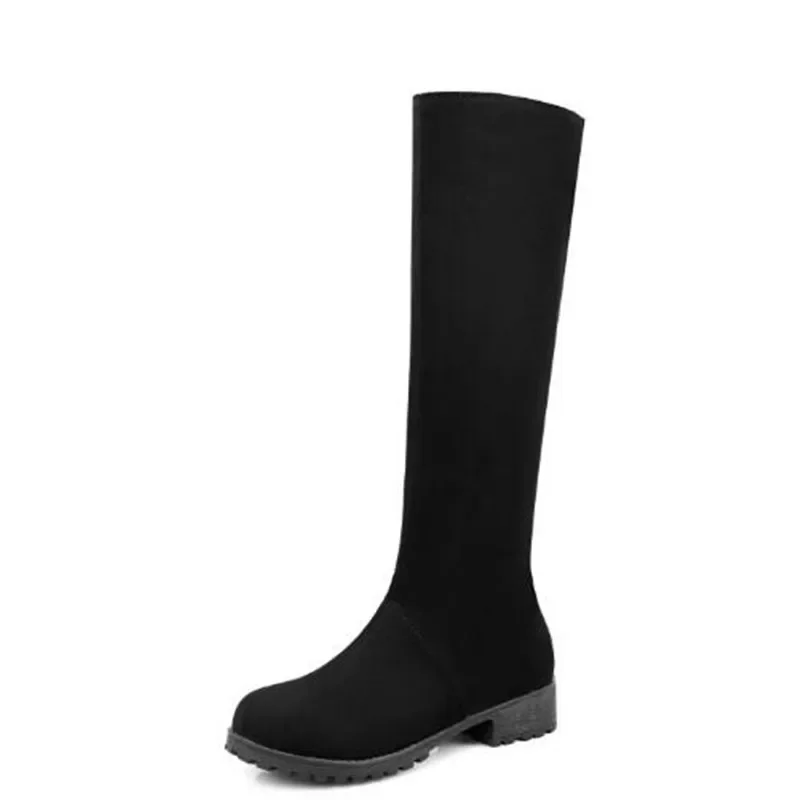 Women Boots Autumn and winter New style Thick bottom Square following Comfortable Leisure time High cylinder Keep warm boots