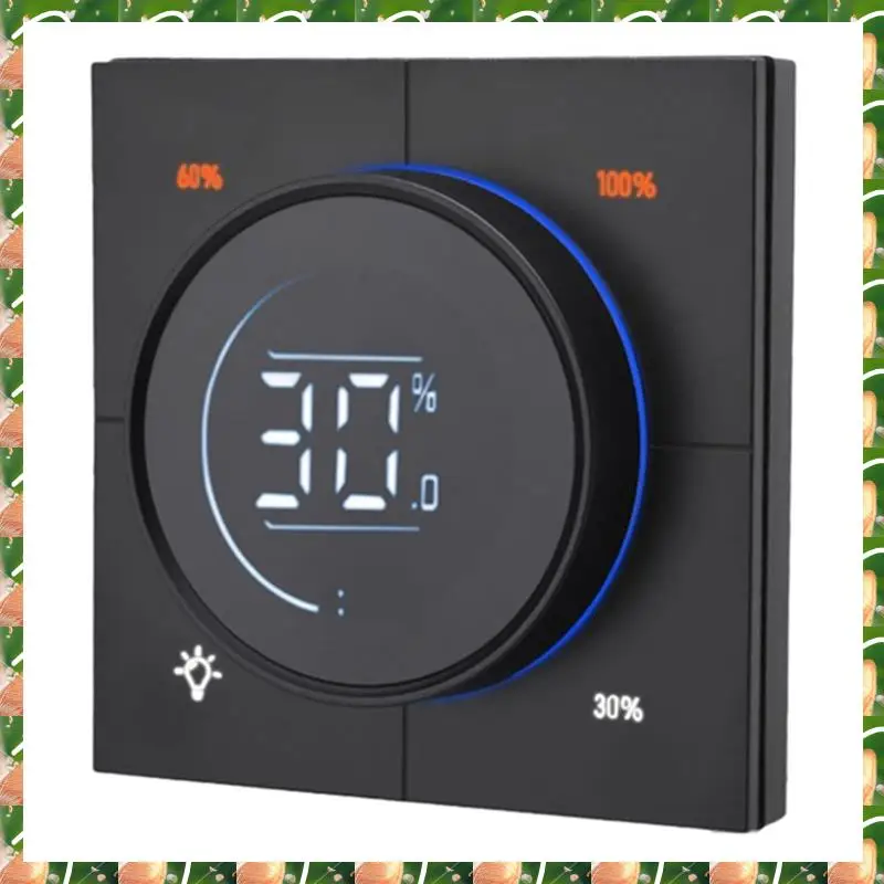 

JAJA Infinite Knob MOSFET Dimmer Regulator Zigbee 3.0 PC Panel Wall Light Switch Digital LCD Trailing Edge Dimming