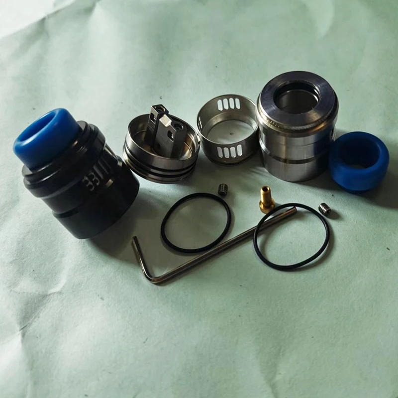 baron rda NO LOGO RDA 24mm Tank Replacement 316ss Dual Post Build Deck ciols VS Apocalypse GEN 2 accessoriesciols - view 2