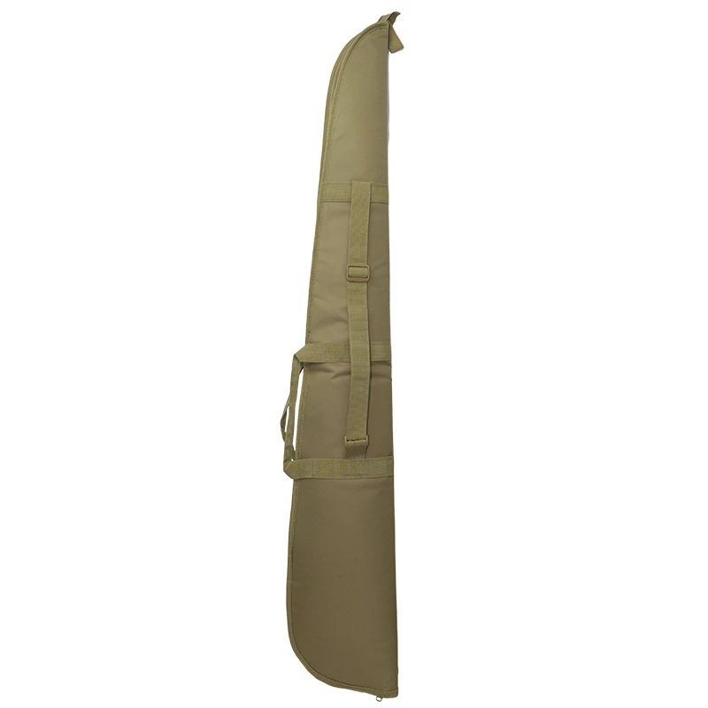 Funda de cuero acolchada para rifle de caza al aire libre, bolsa de transporte para disparar, Cs, entrenamiento al aire libre, 128CM