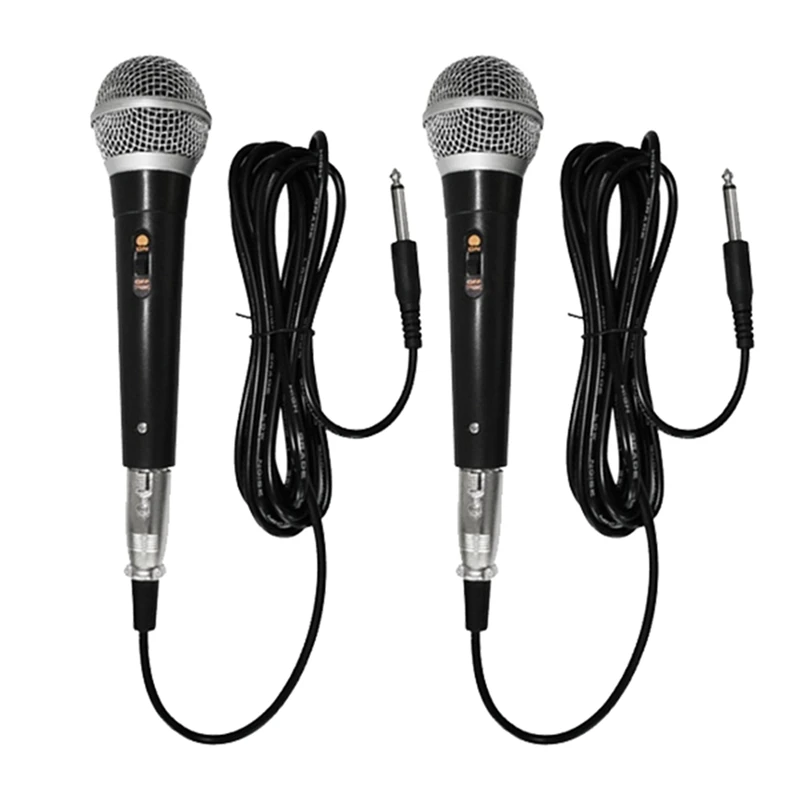 

Karaoke Microphone Handheld Professional Wired Dynamic Microphone Clear Voice Mic For Music Performance Durable Easy Install