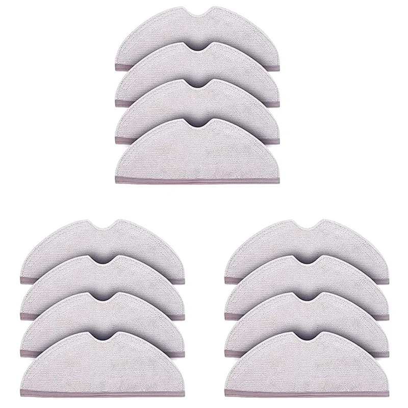 A22F-Mop Pad, 12 упаковок, ткань для швабры из микрофибры для Roborock S6 S6 Pure S6 Maxv S5 Max S5, замена швабры для робота-пылесоса