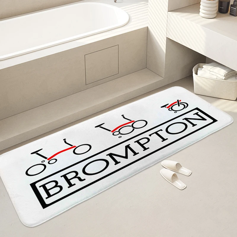 Bed Room Carpet Z-BROMPTONs Bedroom Washable Non-slip Kitchen Rug Aesthetic Funny Doormat Entrance Door Bathmat Foot Mat