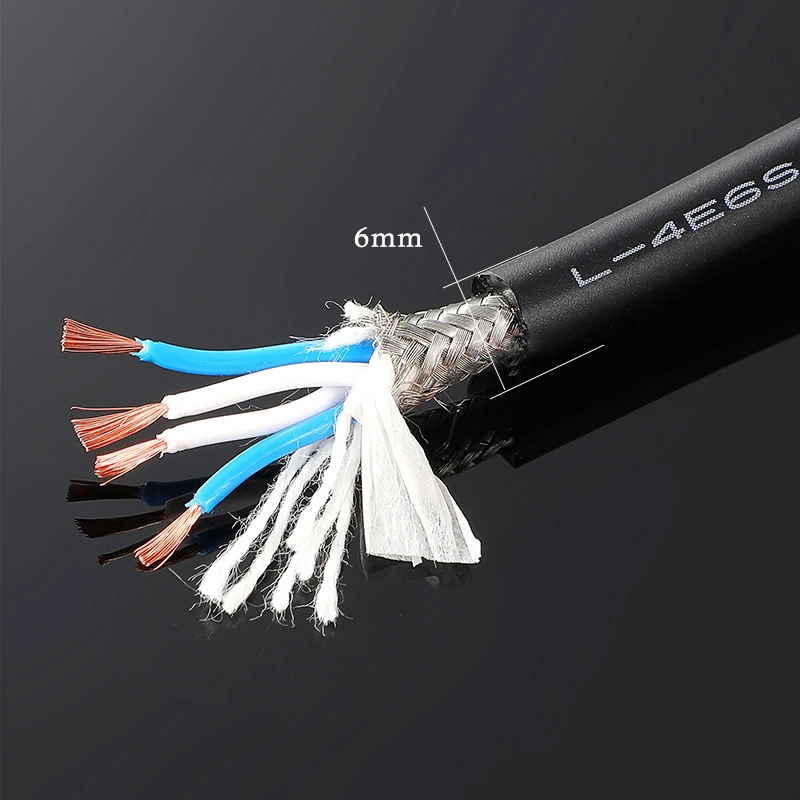 Kabel audio HIFI 4.4mm JACK zrównoważony interfejs 4.4mm do 2 rca kabel sygnałowy AUX linia wzmacniacz słuchawkowy 2.5mm wtyczka do 2 RCA