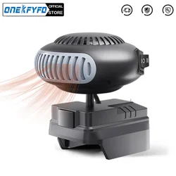 For 18V Lithium-Ion Battery Cordless Car Heater Electric Warm Air Blower Heating Fan Windshield Demister Defroster Power Tools