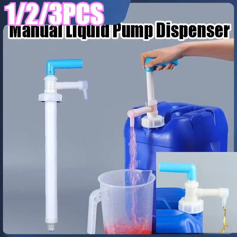 

1/2/3pcs Manual Liquid Transfer Pump Oil Well Press Pump Head pipeline Oil Pumping for Oil Drum Backflow Prevention Tools Oil