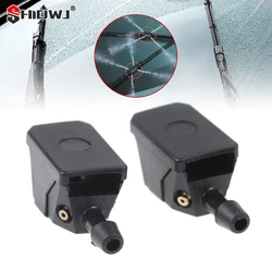 2PCS Universal Car Windscreen Washer Wiper Blade Water Spray Nozzles Mounted Onto 8mm 9mm 4 Way Upgrade Direct Fit Great Sharpen