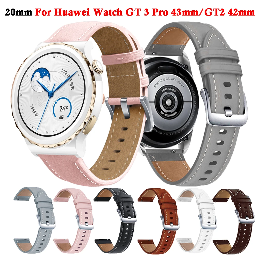 

Ремешок 20 мм для Huawei Watch GT 3 Pro 43 мм, сменный Браслет для смарт-часов Honor Magic GT 2 GT3 42 мм