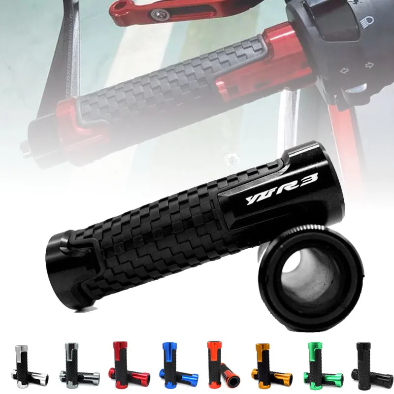 Fit For YZF-R3 YZF R3 YZFR3 YZF-R25 R25 R 25 2014-2022 Motorcycle Hand Grips Handle Bar Handlebar Hand Grip