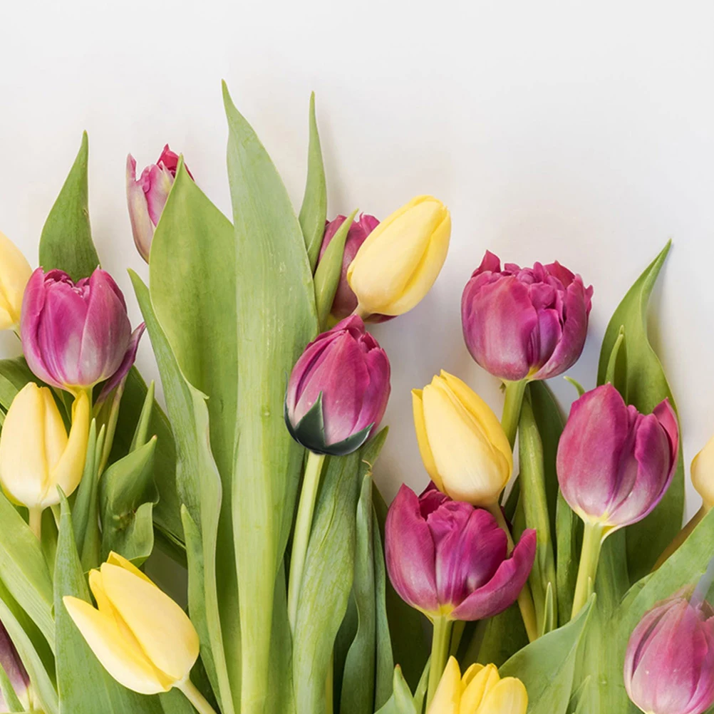 

30 Pcs Rose Bottom Holder Green HexagonalLarge Flower Head Calyx Artificial Receptacle DIY Supplies Plastic Simulated