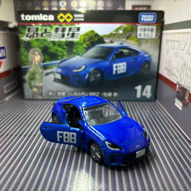 Tomica Unlimited Subaru BRZ FBB Alloy Diecast Car Model Comic Themed Collectible Vehicle Display Toy
