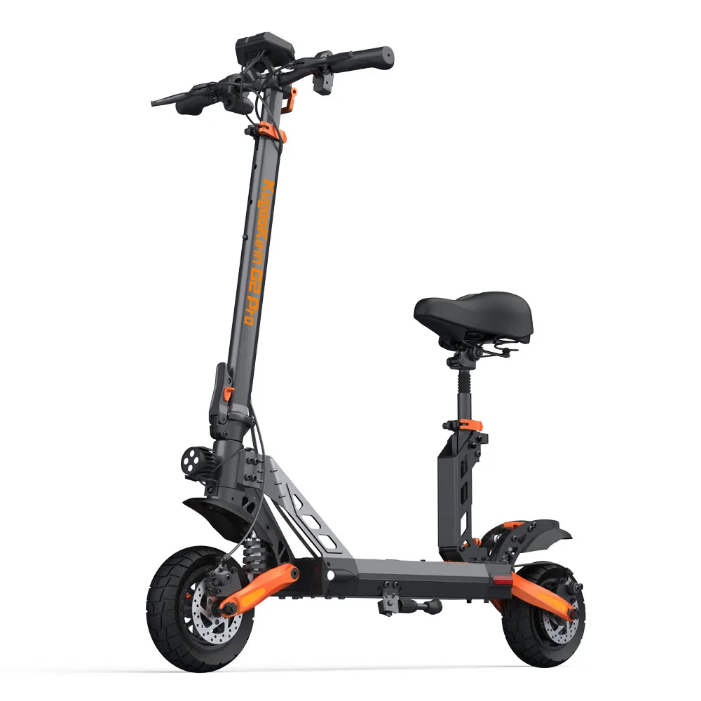 Electric Scooter KuKirin G2 Pro, 600W Motor 48V 15Ah 55km Range, Folding off-road Electric Scooter, Ship from UAE