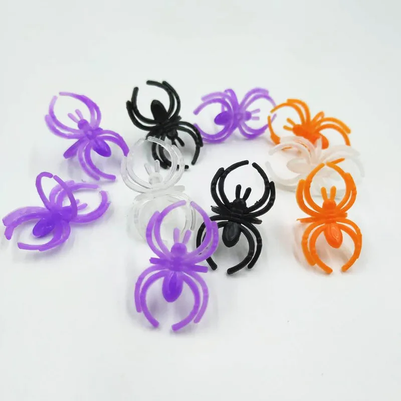 Halloween Toy For Kid Simulation Scorpion Sticky Spider Web Pumpkin Shell Halloween Candy Bag Springs Coil Party Gift Tricky Toy