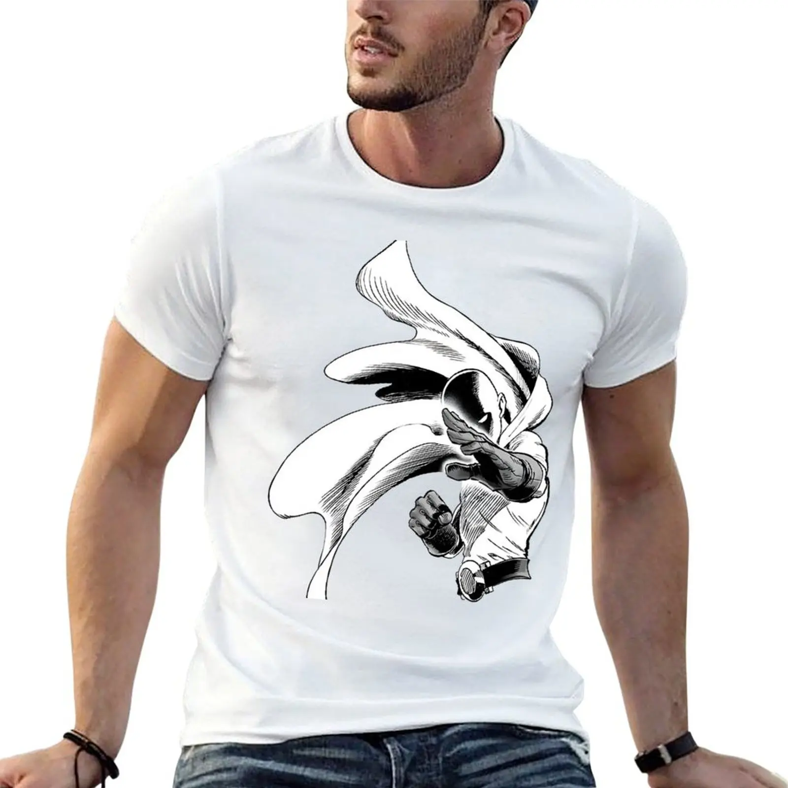 T-shirt « le plus fort des hommes vivants » pour hommes, t-shirts de créateur pour hommes, t-shirts décontractés pour hommes