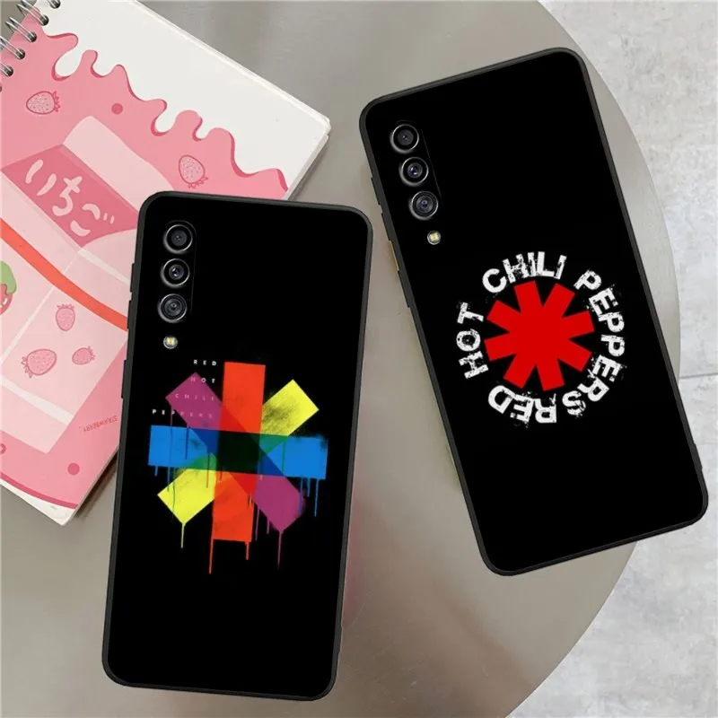 Red RHCP P-Peppers Phone Case for Samsung Galaxy S23 S22 S21 S10 S9 S8 Plus Ultra Black Soft Cover Funda Shell