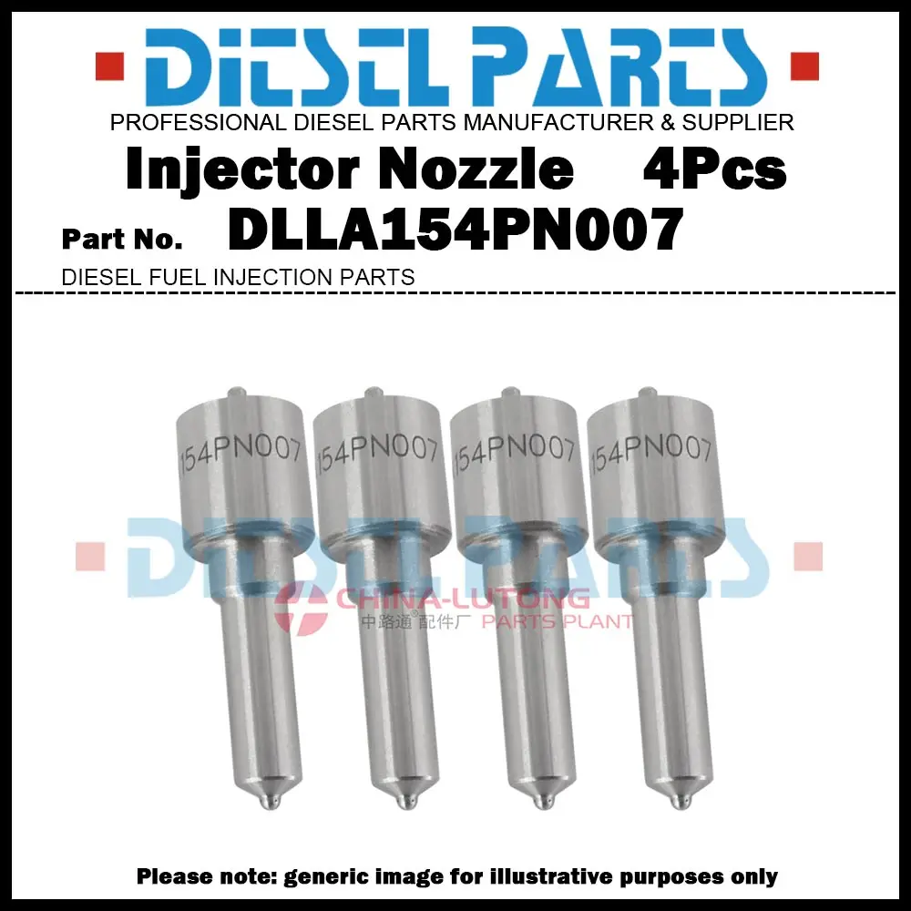 4-ピース-ロットディーゼル燃料インジェクターノズルチップ-dlla154pn007-np-dlla154pn007-マツダ-タイタン-t3500-sl-35d-sl0113640-105118-4090