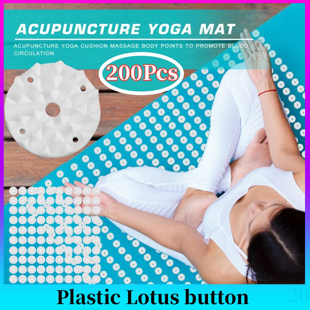 200-pecas-de-acessorios-para-tapete-de-yoga-agulhas-de-acupressao-de-plastico-pequenas-em-formato-de-lotus-para-tapete-de-pilates-exercicios-internos-e-decoracao-esportiva