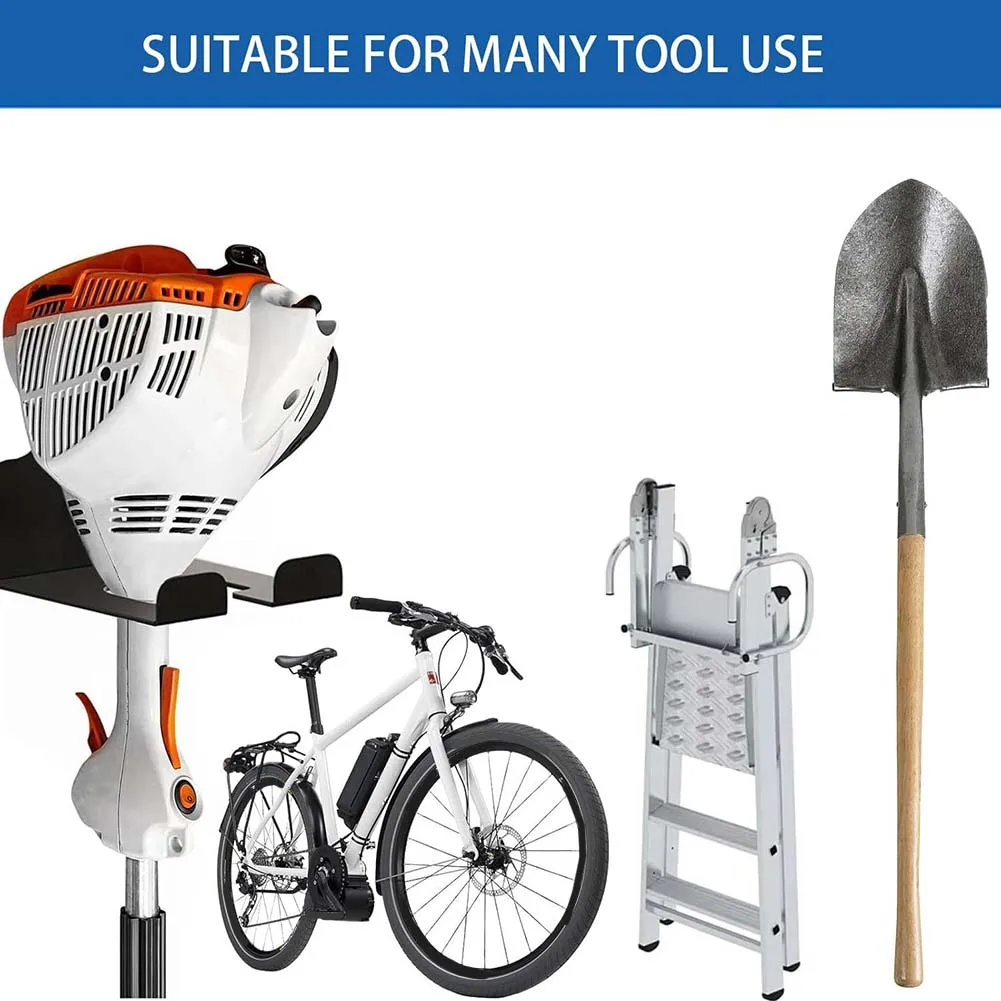 Wall Mounted Grass Trimmer Rack Weeder Rack Hanger Weeds Whackers Holder Chainsaw Storage For Trimmer Garden Power Tools