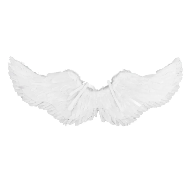 

Kids Wing Props Feather Cardboard Elastic Band Adults Cosplay Costume Wing For Halloween M