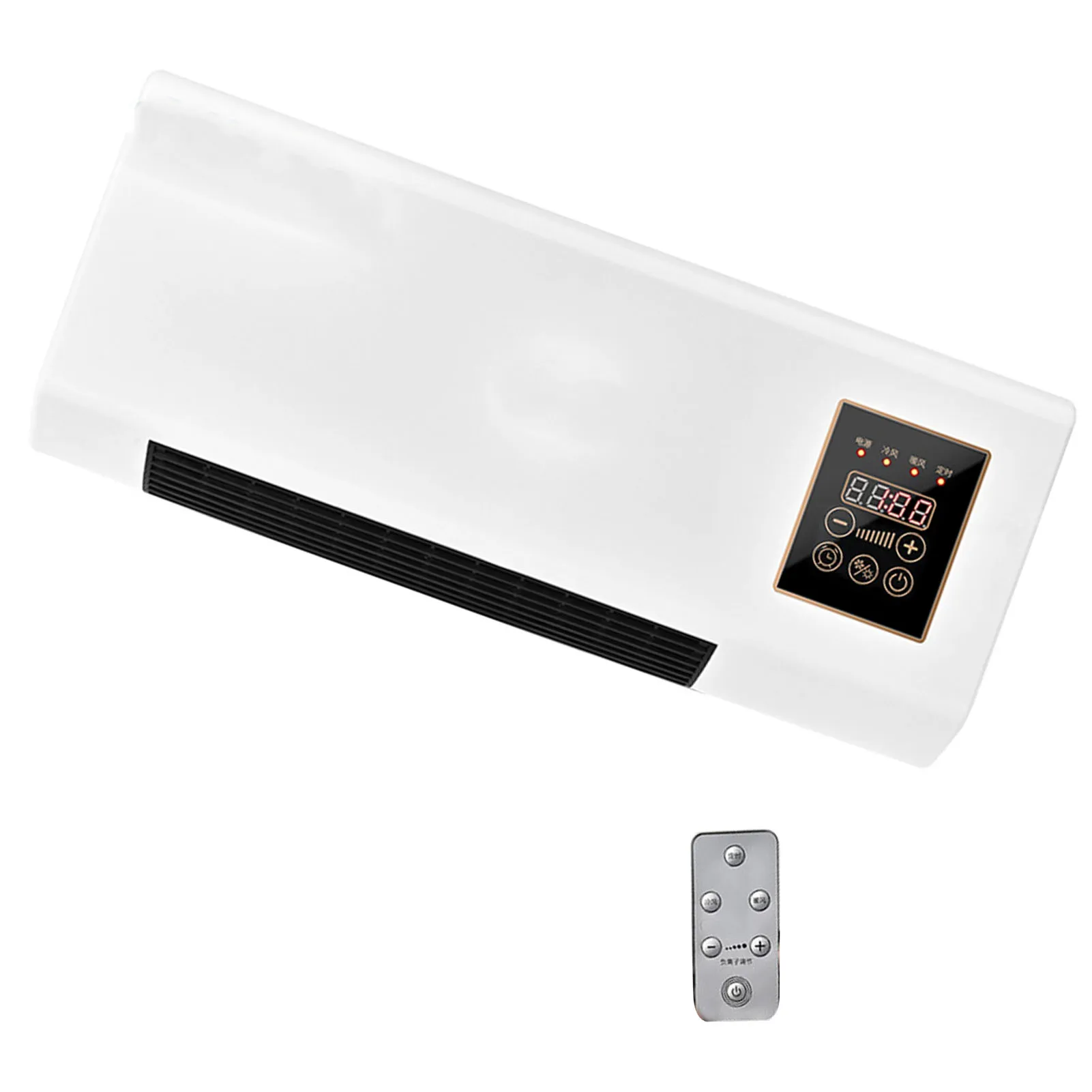 مكيف هواء محمول مثبت على الحائط، مدمج متعدد الاستخدامات، دافئ بارد، ثنائي الاستخدام مع جهاز تحكم عن بعد لغرفة النوم #1