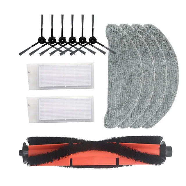 Nuovi panni per Mop sacchetti per la polvere spazzola principale spazzola laterale filtro HEPA per pezzi di ricambio per aspirapolvere ROIDMI EVE Plus