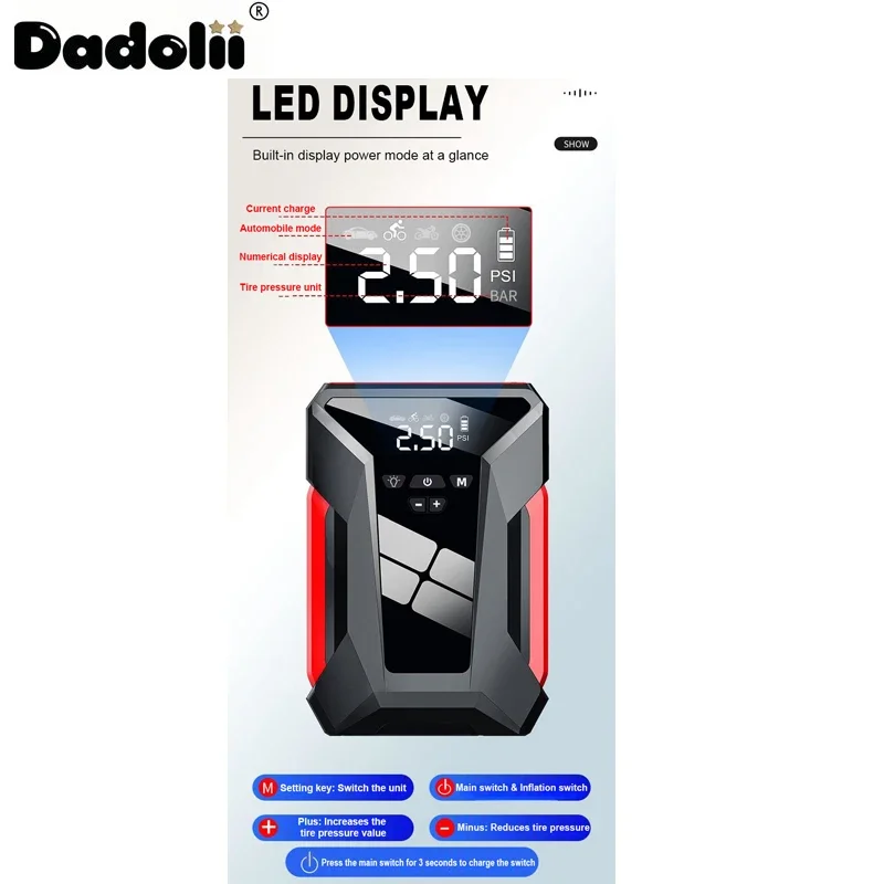 Auto Jump Starter Startapparaat Batterij Power Bank 12V38000mAh Jumpstarter Auto Buster Emergency Booster Autolader Jump Start