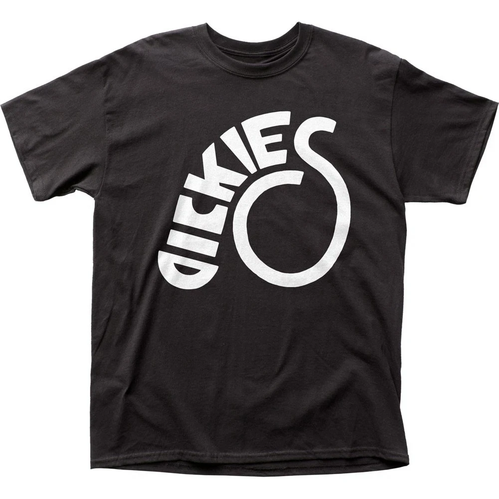 Camiseta con logotipo de Dickies para hombre, camiseta clásica de música, concierto, banda de Rock, nueva, negra