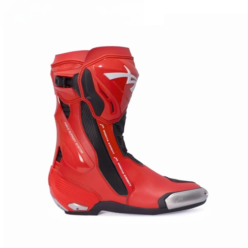 BENKIA MK-SHW109 Motorcycle Track Riding Boots for Men and Women Motorcycle Shoes Chaussure Moto Femme Botas Moto